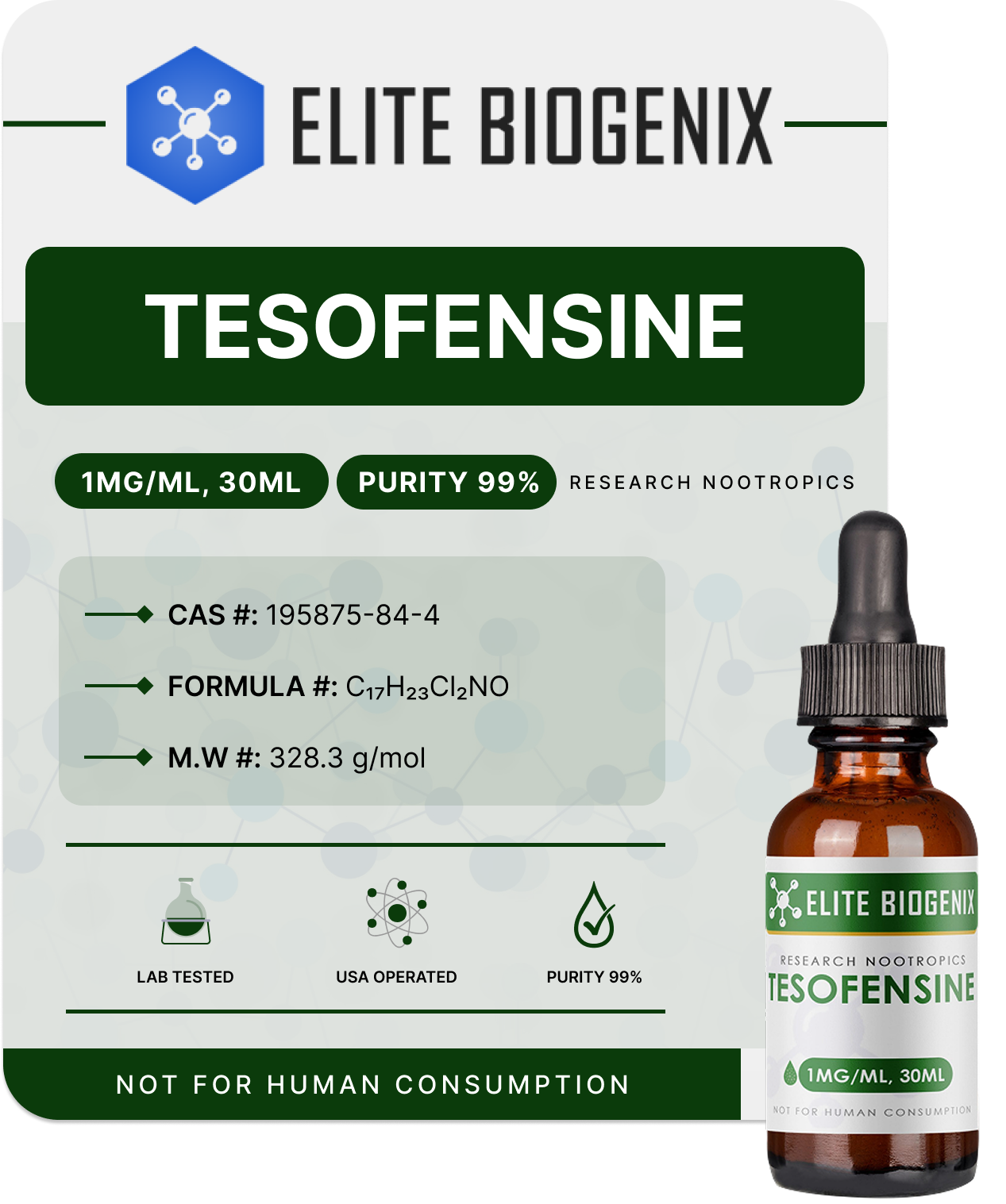 TESOFENSINE 1MG/ML