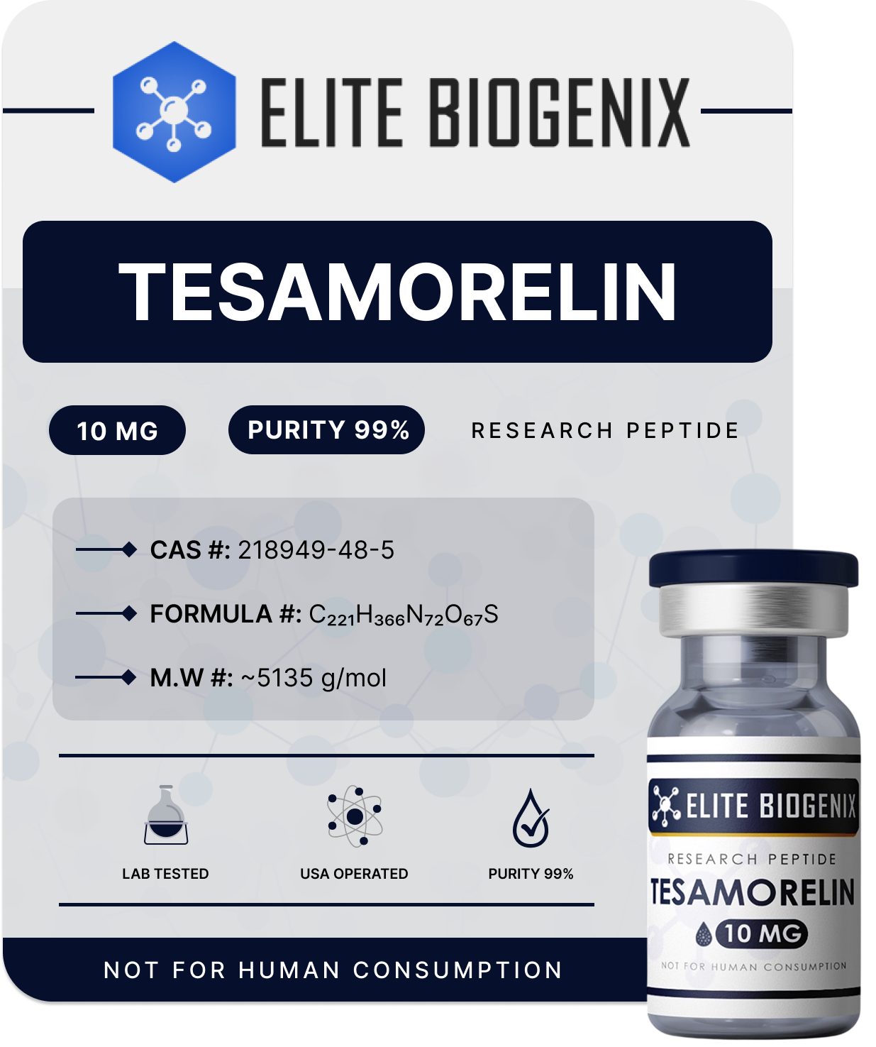 TESAMORELIN 10MG