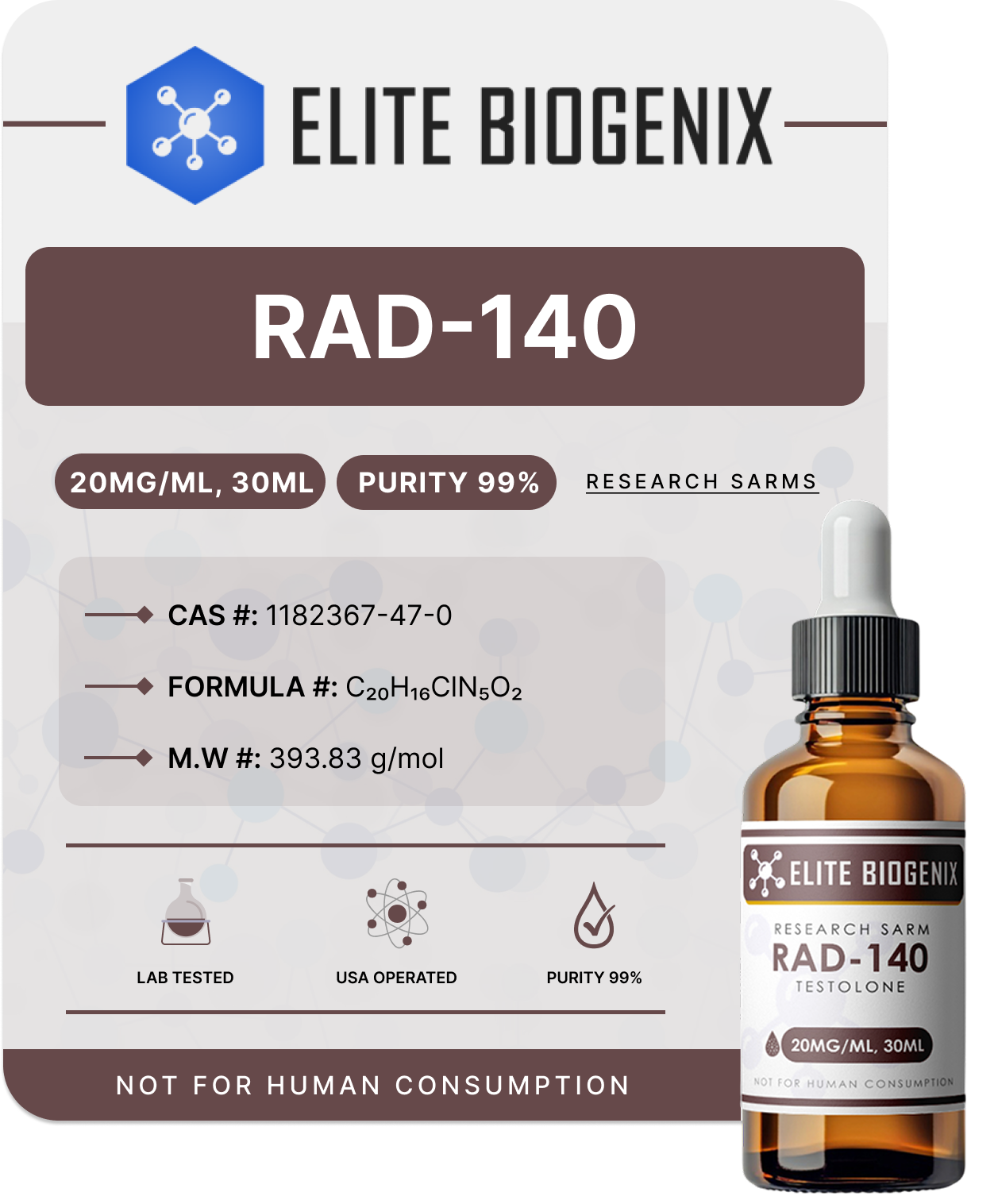 LIQUID TESTOLONE (RAD-140) 20MG/ML