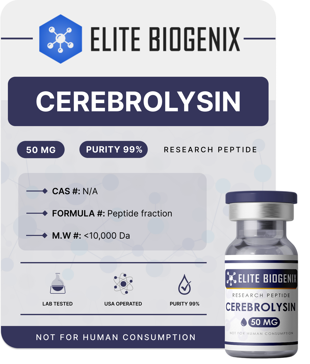 CEREBROLYSIN 50MG/60MG
